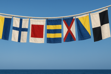 Canvas Heading Flags - Nautical Signal Flags